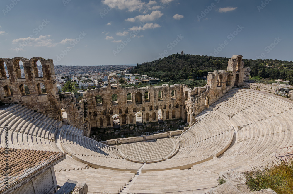 antikes stadion in athen griechenland