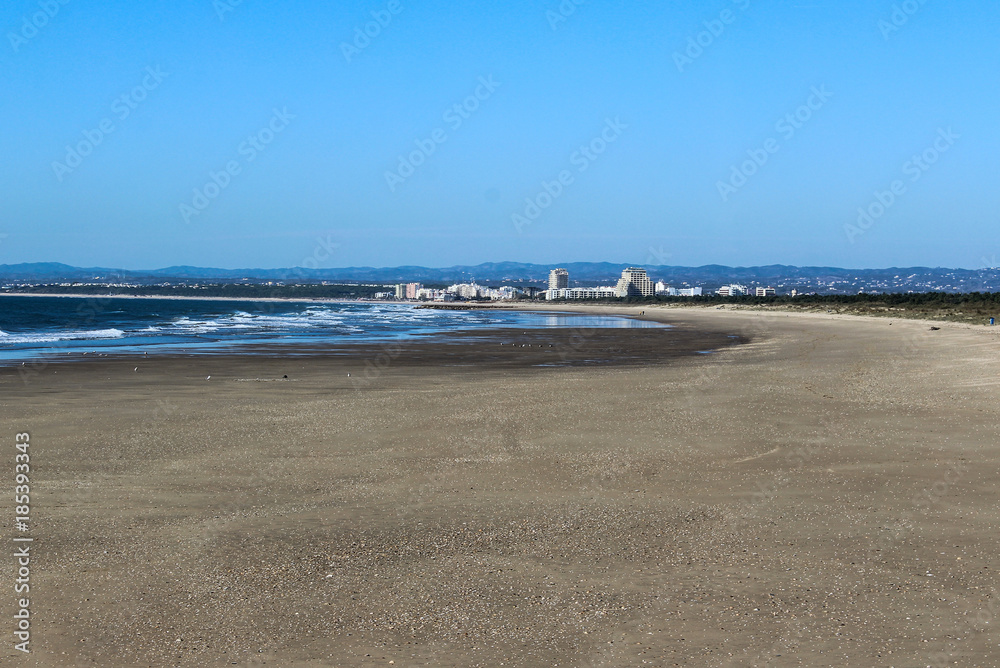 beach Ponta da Areia in Portugal