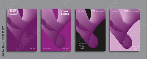 Creative colored cover. Cover design.