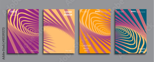 Creative colored cover. Cover design.