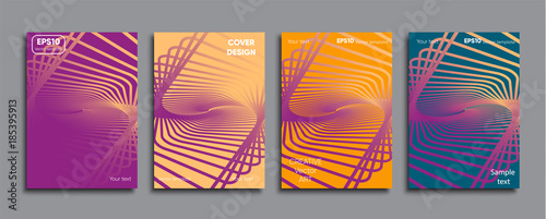 Creative colored cover. Cover design.