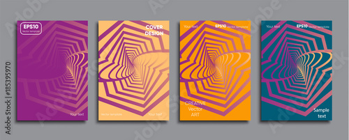 Creative colored cover. Cover design.
