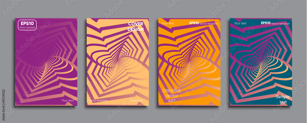 Obraz premium Creative colored cover. Cover design.