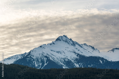 Tantalus Mountain Range Vancouver BC Canada Closeup © David Gn