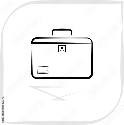 Briefcase Icon, Bag Design