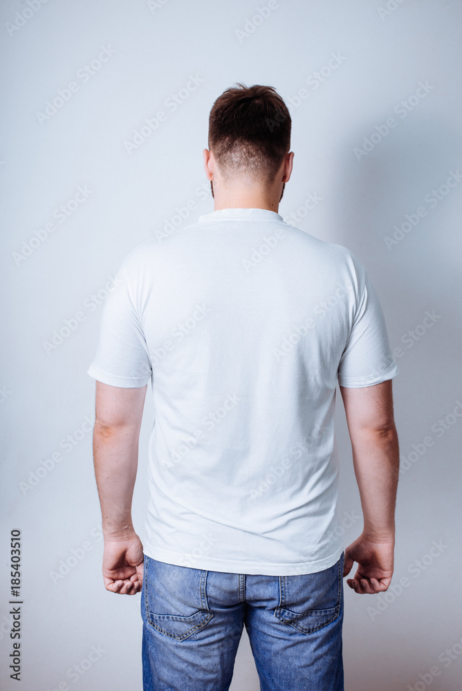 man in white t-shirt man in white t-shirt