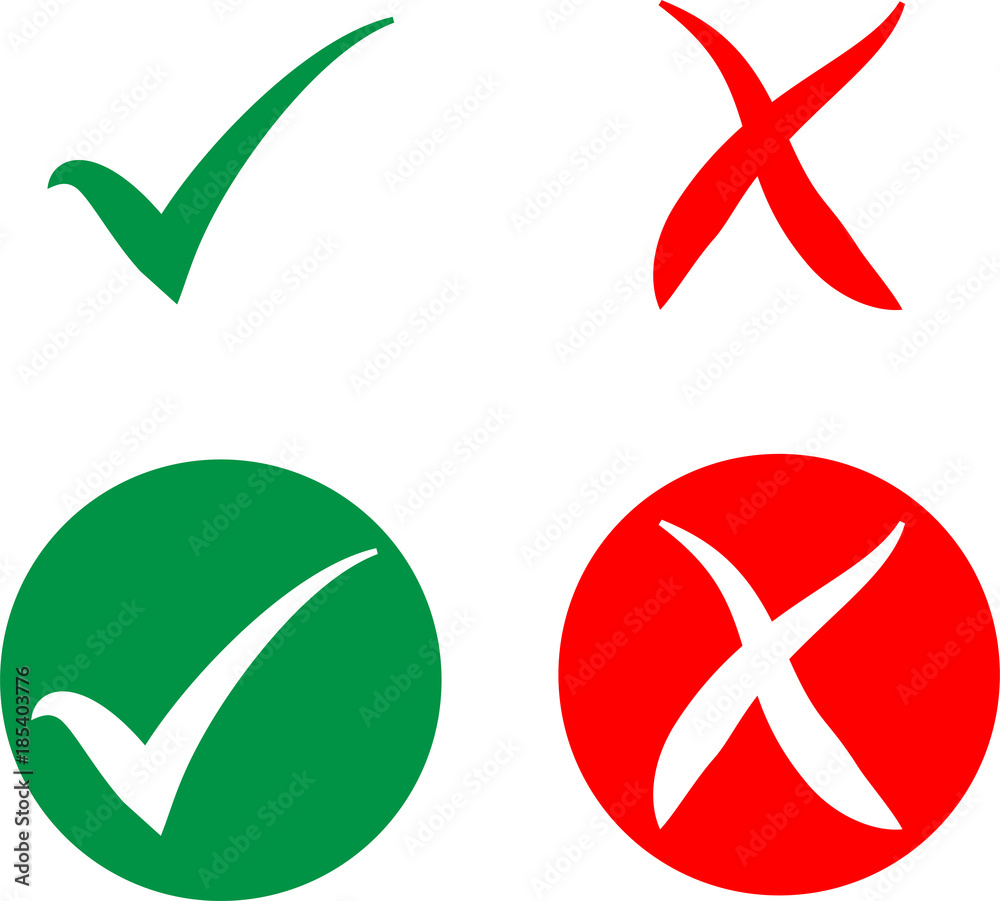 Delete Mark Cross Mark Icon, Delete Mark Collection Stock Vector | Adobe Stock