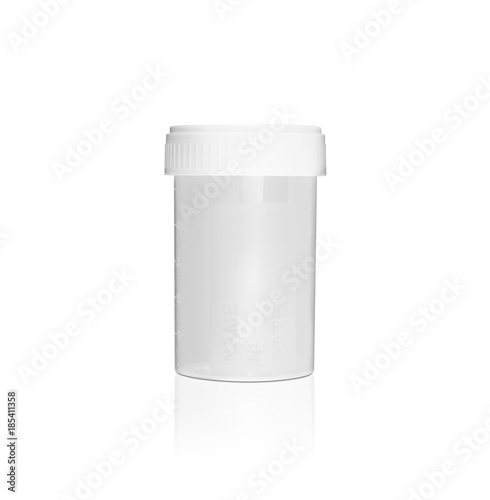 Sterile plastic medical container for medical laboratory analysi