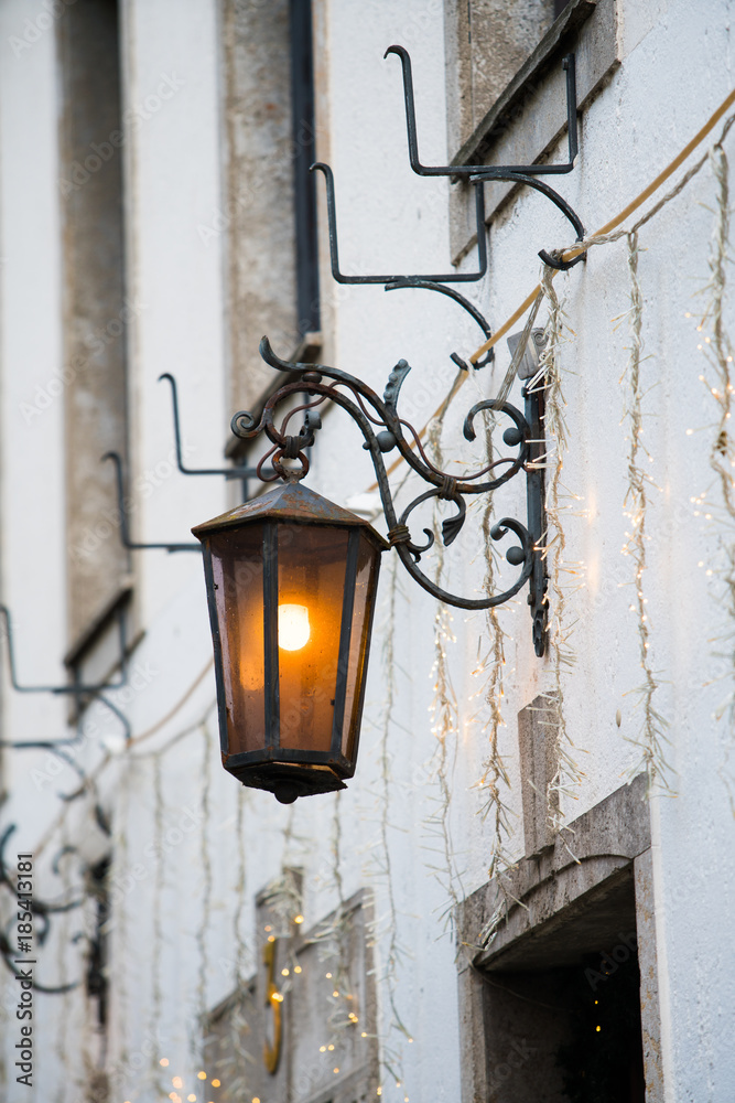 Street lamps. Old street lamp