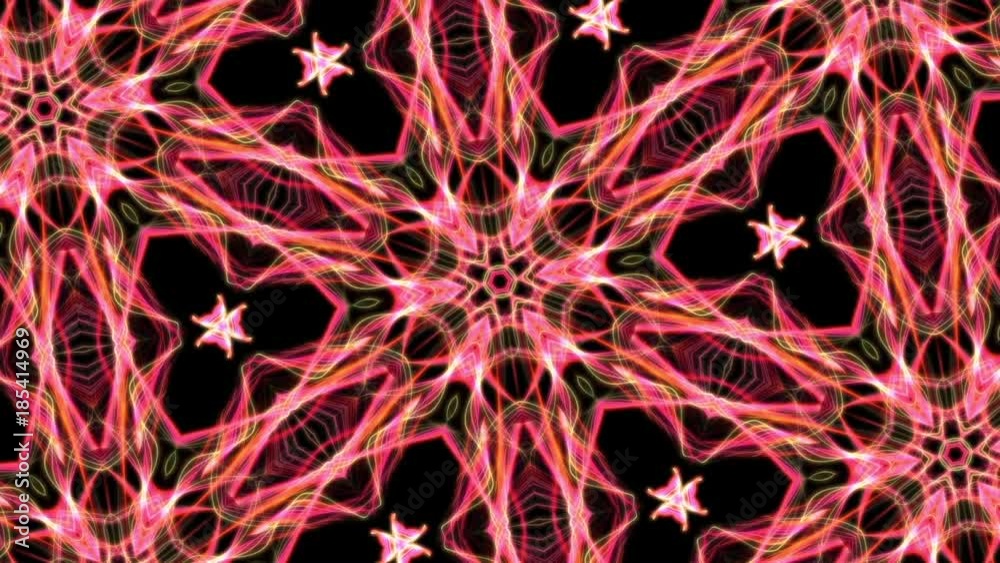 Digital Animation of a kaleidoscopic Mandala Digital Animation of a kaleidoscopic Mandala