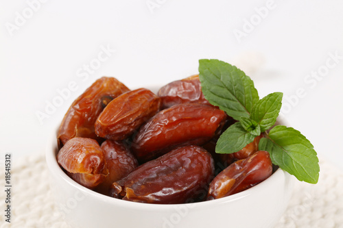 bowl of dried dates