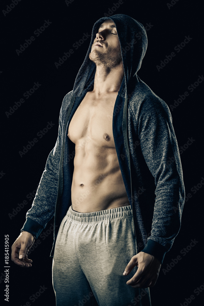 Fototapeta premium handsome athletic man