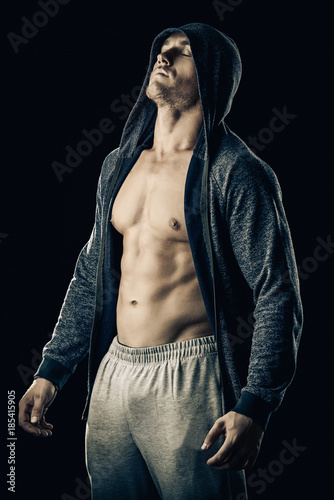 handsome athletic man