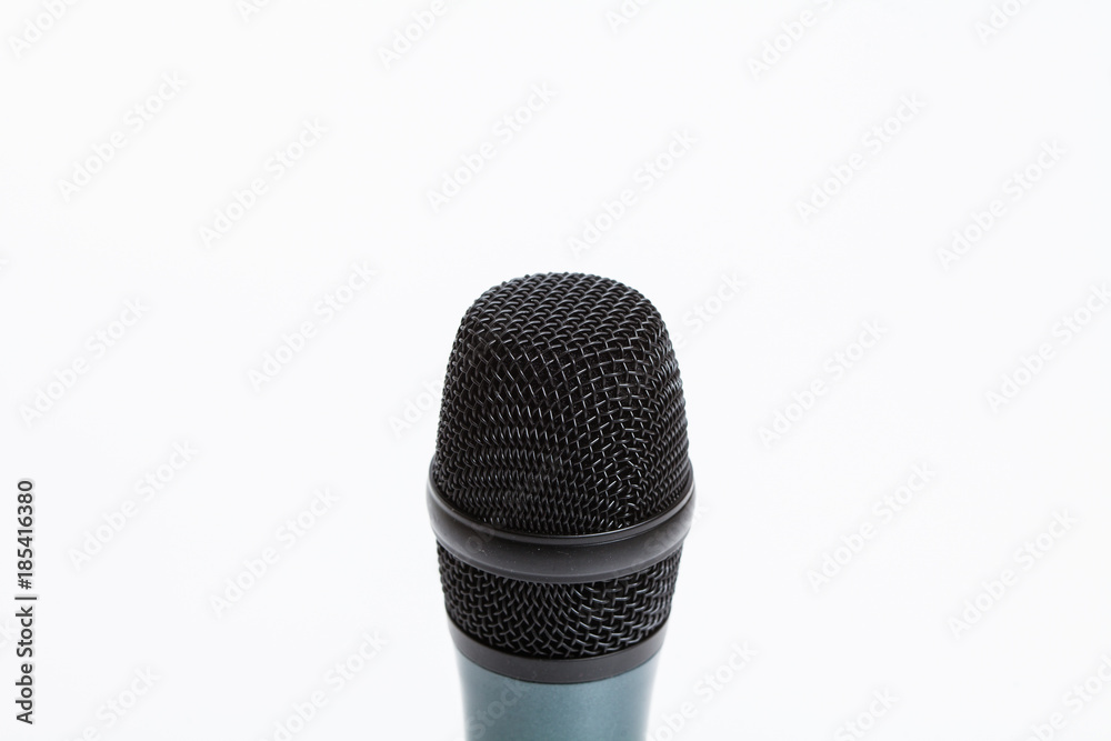 Microphone isolated on white background 