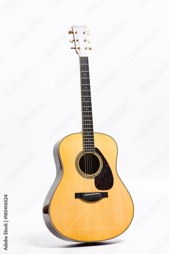 Guitar isolated on white