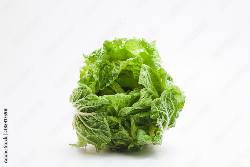 Cabbage concept isolated on white Cabbage concept isolated on white