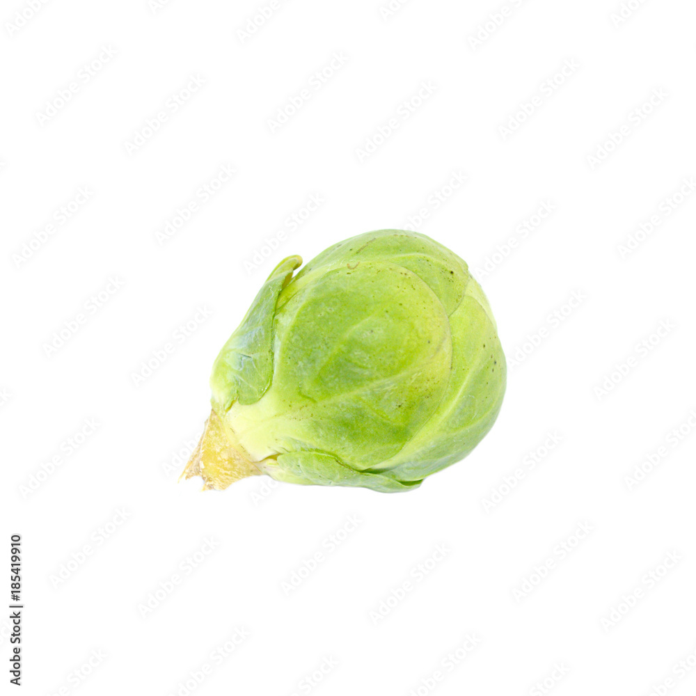 Naklejka premium Brussels sprouts isolated on white background