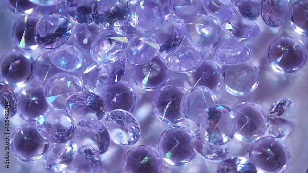 Diamonds. Precious Stone . Slow Motion 