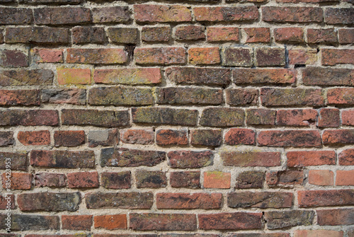Brownish Red Brick Wall for 3D Texture