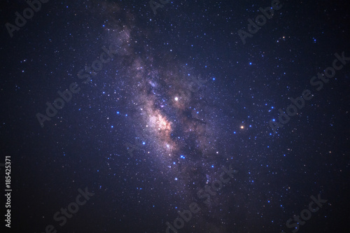 Fototapeta Naklejka Na Ścianę i Meble -  Close up of Milky way galaxy with stars and space dust in the universe