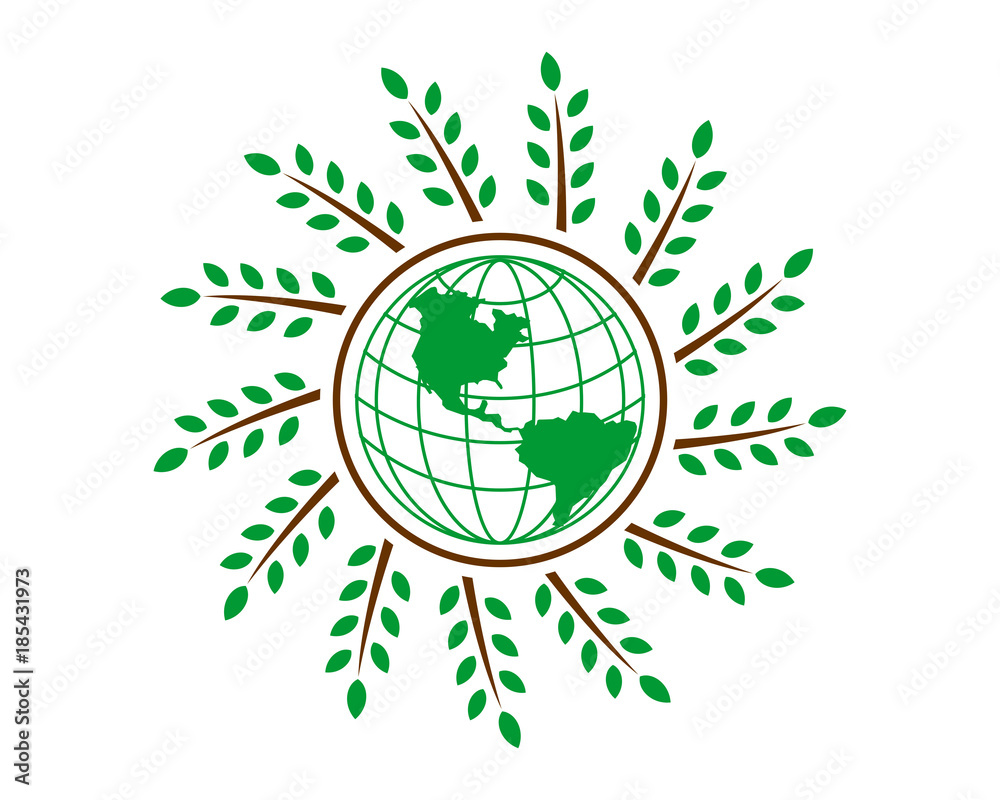 earth wheat icon