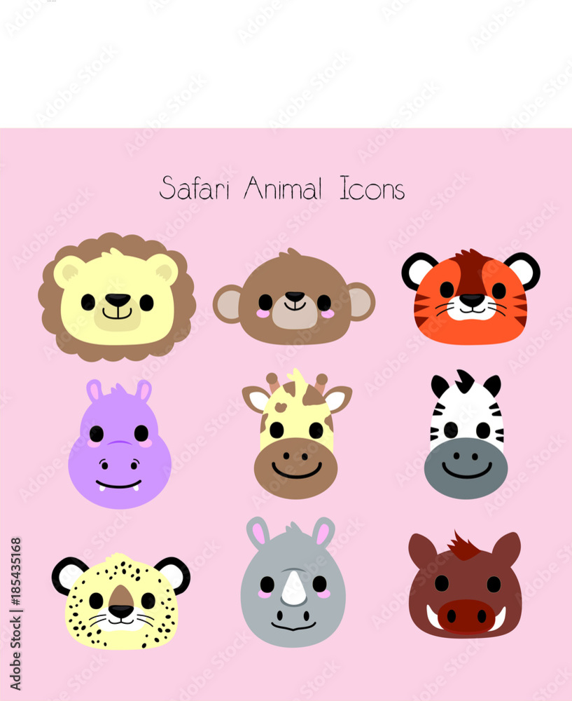 safari animal icons