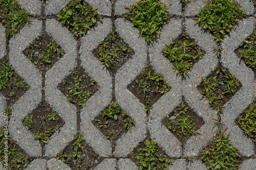 grass tile pavement for 3D texture