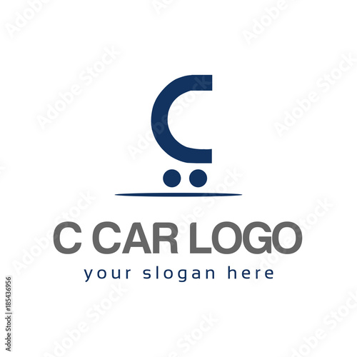 Free Download C car logo. E letter logo vector. Flat logo design. - GFXLoad