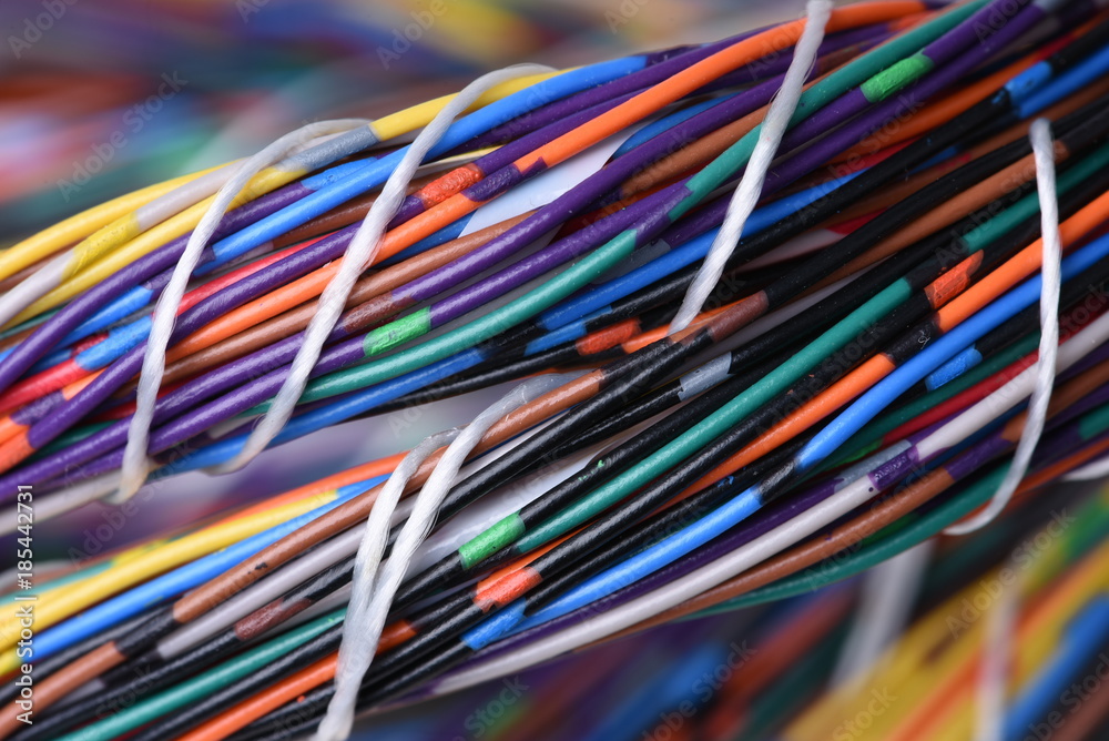 Closeup of Electric Cables Closeup of Electric Cables