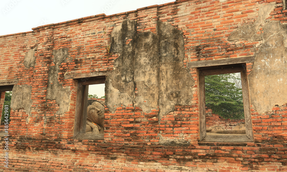 Old brick wall. Grunge background