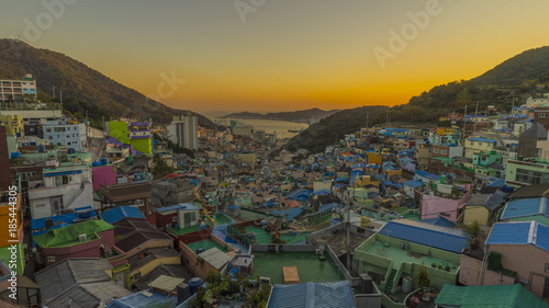 Gamchun town in Busan. Korea