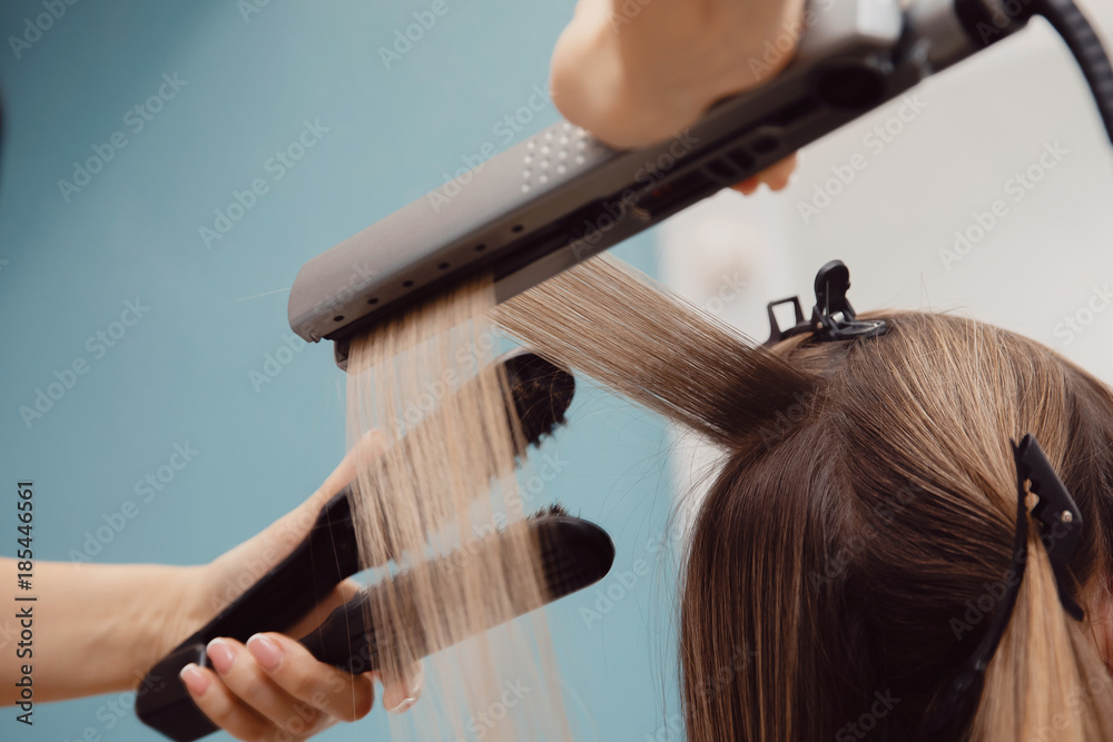 Keratin recovery hair and protein treatment pile with professional