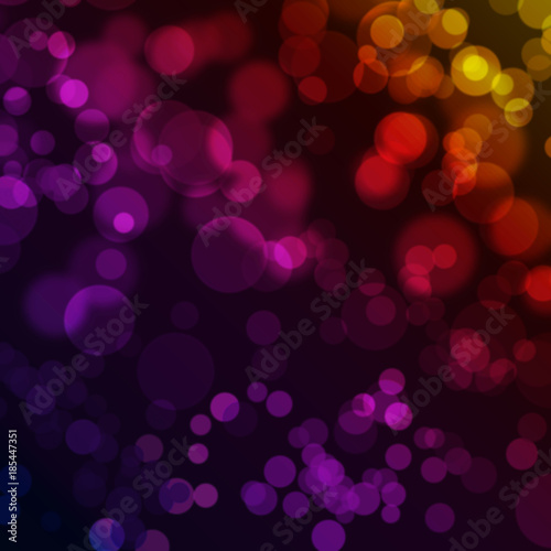 Abstract colorful background with bokeh effect