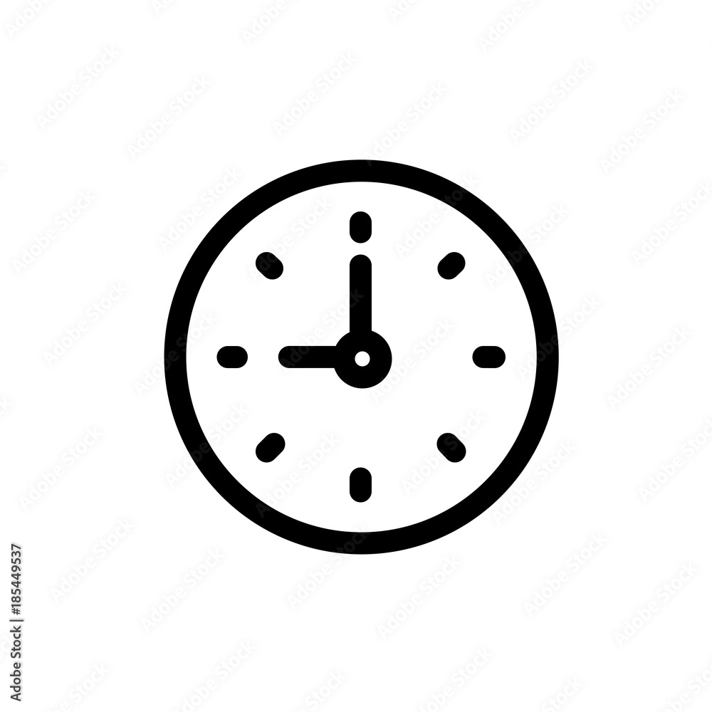 Clock vector icon Clock vector icon