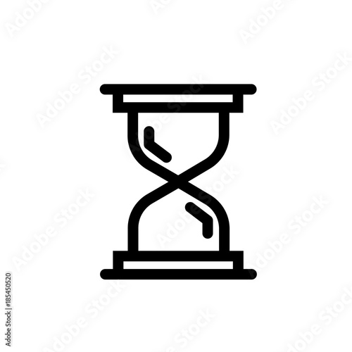 Hourglass vector icon