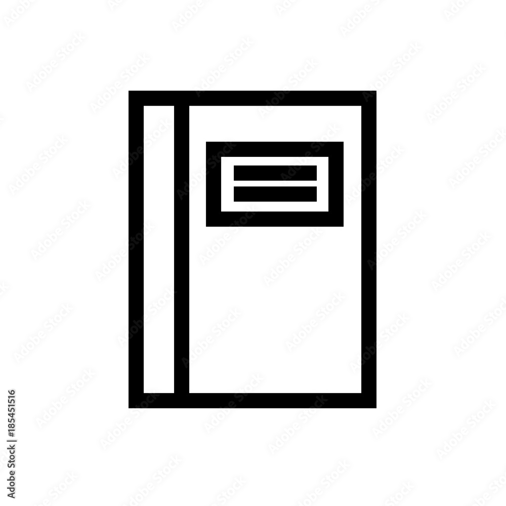 Notebook vector icon Notebook vector icon