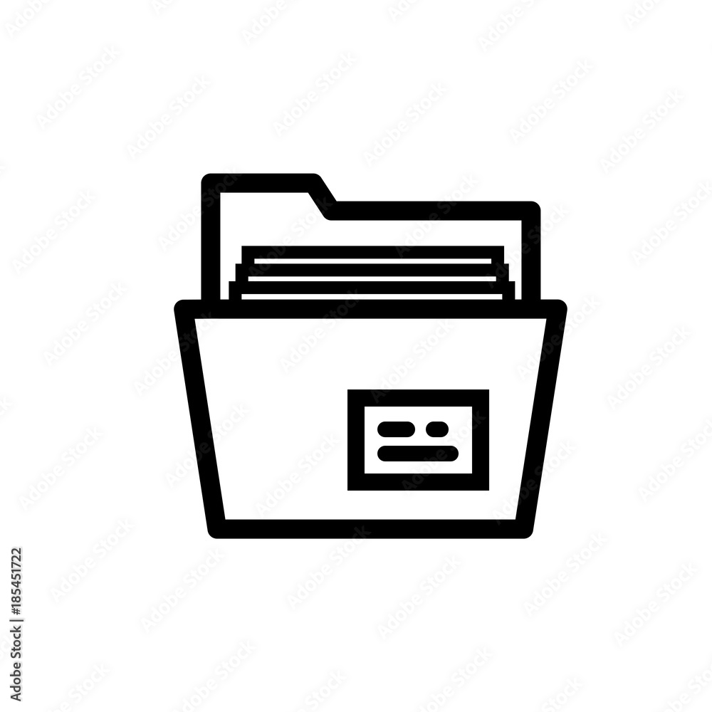 Archive folder vector icon Archive folder vector icon