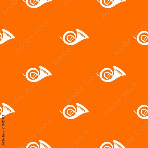 French horn pattern seamless