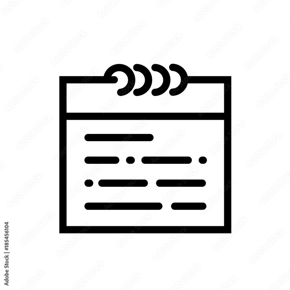 Calendar vector icon