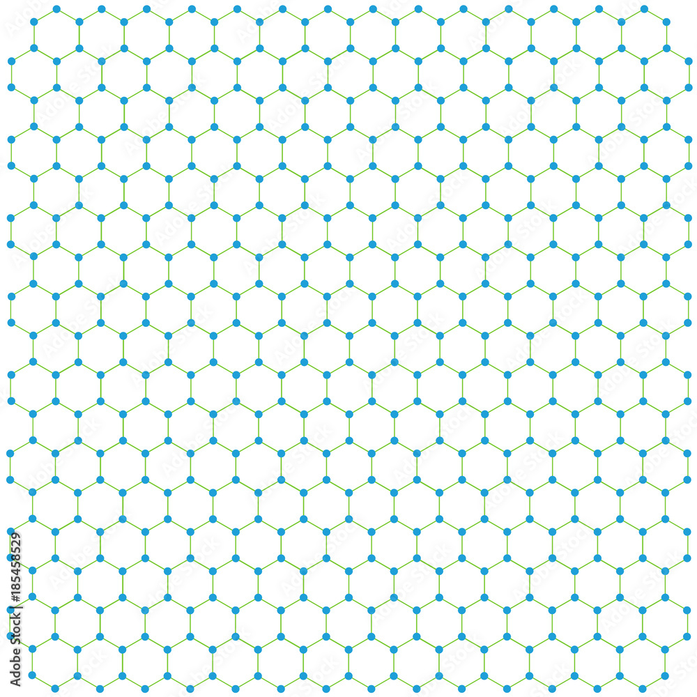 Background in the form of a graphene lattice Background in the form of a graphene lattice