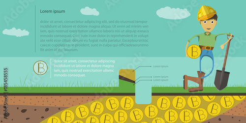 A geologist who found a gold mine and produced bitcoin