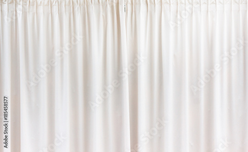 White curtain background textile pattern
