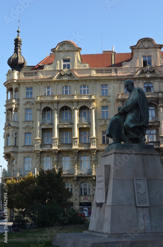 Prague - Statue of Alois Jirasek photo