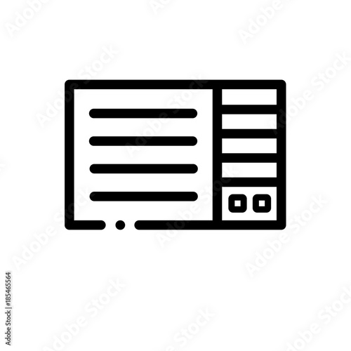 AC Window Unit vector icon