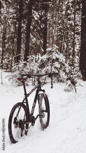 bike in winter