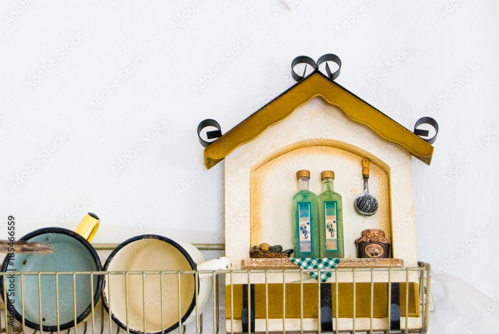 Decoration for kitchen in old house