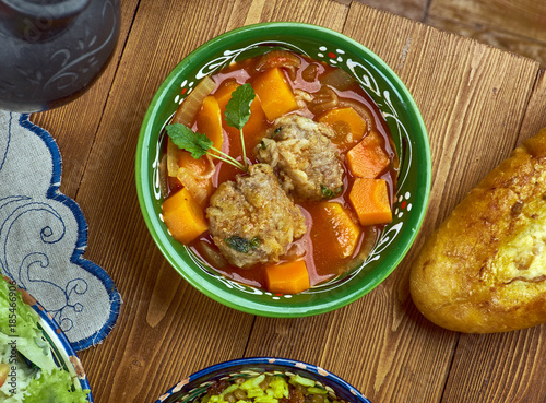 Iranian meatball soup