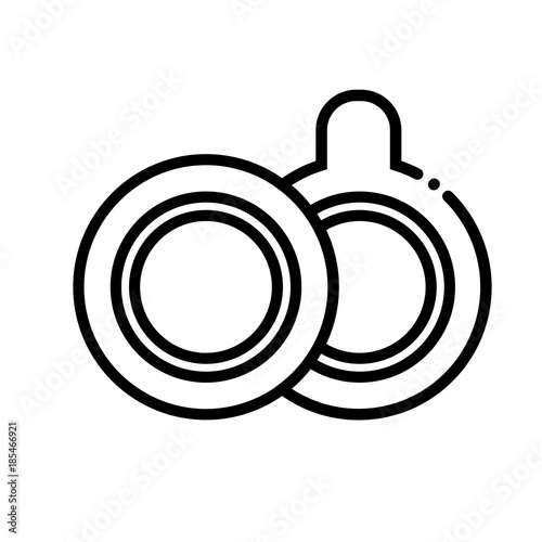 Coffee pods vector icon