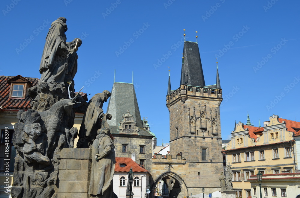 Fototapeta premium Mala Strana Bridge Towers