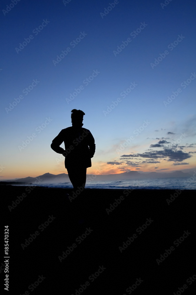 Jogger silhouette
